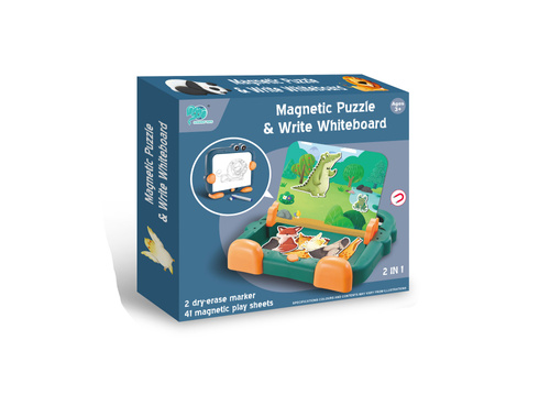 Magnetyczna Tablica Układanka 41 Elementów Biała Tablica Na Odwrocie