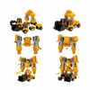 Klocki Magnetyczne Pojazdy Budowlane Do Złożenia Robot W Skrzyni 35 Ele.