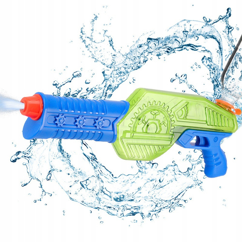Pistolet Na Wodę 42 Cm Super Moc Z Przezroczystym Zbiornikiem
