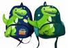 Plecak Dinozaur Tyranozaur Z Ogonem Zielony Dinozaur Dwie Kieszenie
