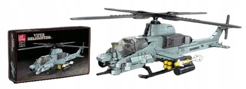 Helikopter Viper Klocki Konstrukcyjne Do Składania Helicopter Bojowy