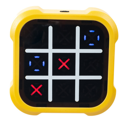  Kółko i Krzyżyk Gra Elektroniczna 4w1 Tic Tac Toe z USB-C i Efektami Dźwiękowymi