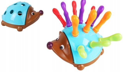 Kolorowy Jeż Z Kolcami Do Nauki Liczenia - 14 Elementów Edukacyjny