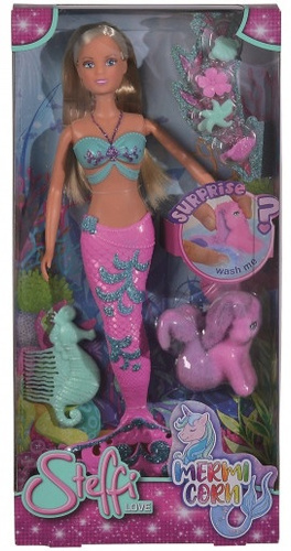 LALKA STEFFI SYRENKA I MERMICORN KARTON