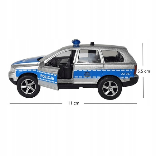 Samochód Pojazd Autko Dla Dzieci Policja Policyjny Efekty Dźwi/Świetlne