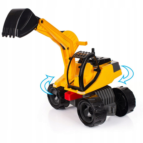 Koparka Ruchome Elementy Lena Z Blokadą Czarno Żółta 63 Cm