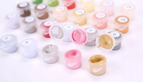 Malowanie Po Numerach Okno Z Widokiem Na Wenecką Przystań 50X40 Z Ramą