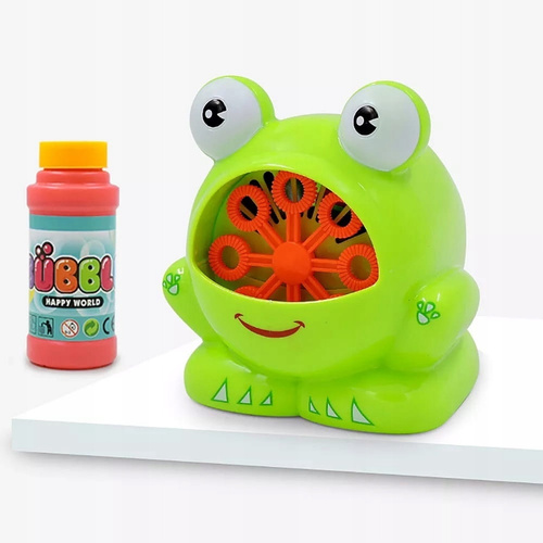 Pistolet Do Baniek Automatyczny Żaba Duża Ilość Baniek Maszynka Do Baniek