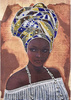 Diamentowa Mozaika Haft 7D Kobieta W Turbanie 30X40