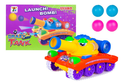 CZOŁG WOJSKOWY DLA DZIECKA MALUCHA STRZELAJĄCY PIŁKAMI Z ŚWIATŁEM DŹWIĘKIEM