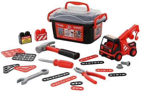 WALIZKA+AUTO+NARZĘDZIA 37 PSC SIATKA PAK 4