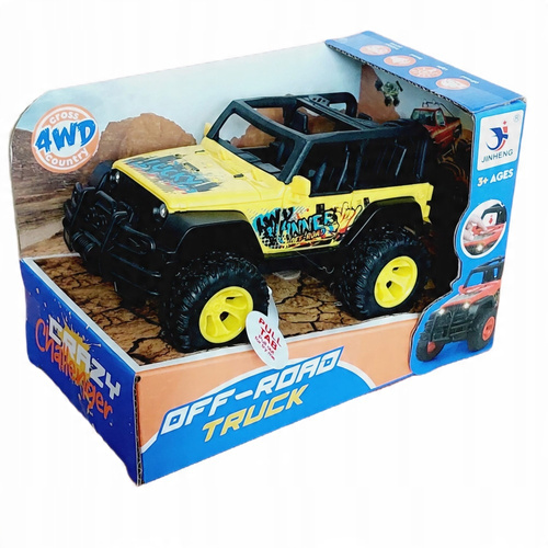 Auto Jeep Winner Świecący Dźwięk Metalowy Off-Road