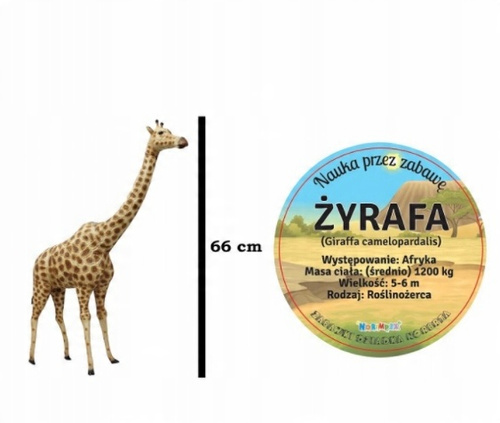 Żyrafa Gigant 80 Cm Ręcznie Malowane