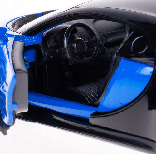 Auto Metalowe Bugatti Chiron Otwierane Drzwi Mechanizm Pull Back Resorak