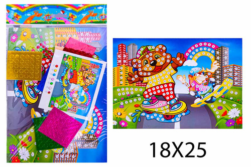 MOZAIKA WYKLEJANKA ŚREDNIA*20 JEDEN WZÓR W WORKU , OGÓLNIE 12 WZORÓW
WYDAWAĆ - MIX WZORÓW
18X25 CM PAK 1200/20