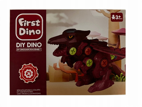 Dinozaur Do Skręcania W Zestawie śrubokręt Dla Dzieci