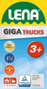 Wózek Widłowy Autko Lena Trucks Czerwony 26 Cm Zabawka Wytrzymała
