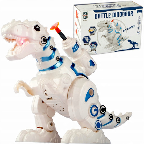 Robot Interaktywny Dinozaur Strzelający Zionący Ogniem Św I Dżw