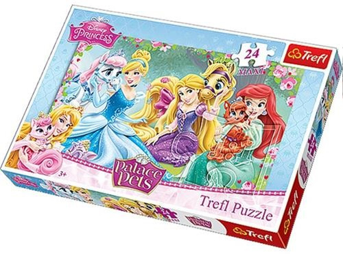 PUZZLE MAXI 24 KSIĘŻNICZKI ODPOCZYNEK W OGRODZIE