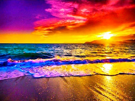 Malowanie Po Numerach Plaża Morska 40X50