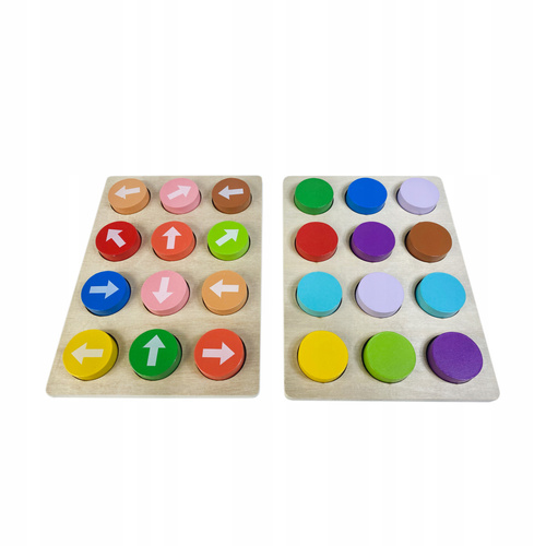 Norimpex Drewniana Gra Strzałki Układanka Z Dzwonkiem