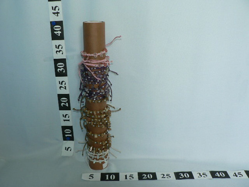 ZESTAW BRANSOLETEK ZE SZNURKAMI I KAMIENIAMI*40 TUBA