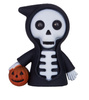 Brelok Do Kluczy Kościotrup W Kapturze Świecący Z Dynią Halloween