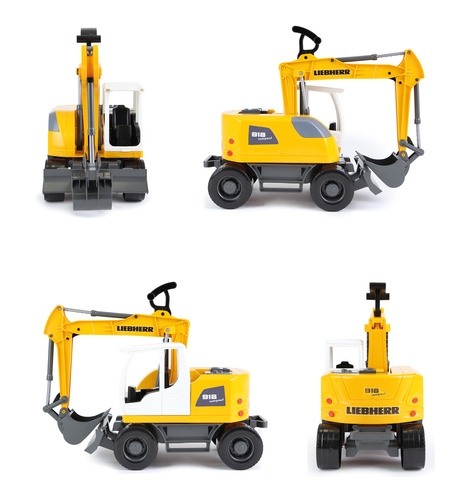 Lena Worxx Koparka Pojazd Budowlany Liebherr 48 Cm Ruchoma Łyżka