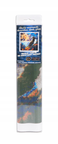 Diamentowa Mozaika Latający Orzeł W Chmurach 30x40Cm Kreatywne Diamenty