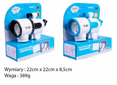 Pistolet bańki wyrzutnia do baniek maszynka Telesk