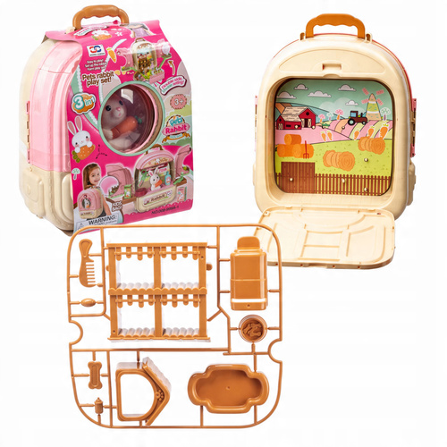 Królik Ogródek W Plecaku Opieka Nad Króliczkiem W Ogródku Plecak 3 W 1