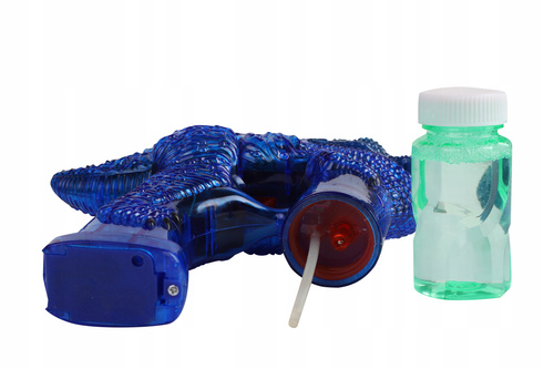 Aparat Pistolet Do Baniek Dinozaur Duży Wytwarzajacy Bańki + 2 Wkłady