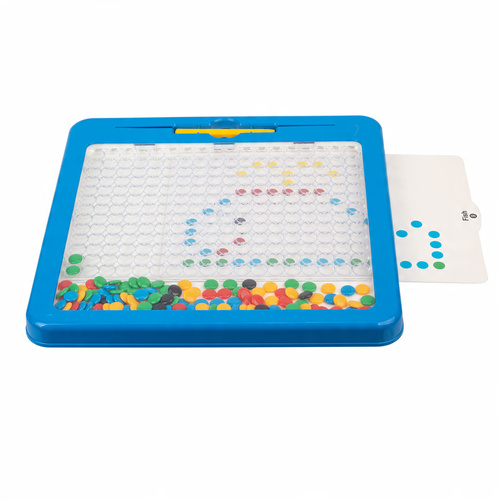 Magnetyczna Tablica Mozaika Układanka Montessori Dla Dzieci - 10 Szablonów