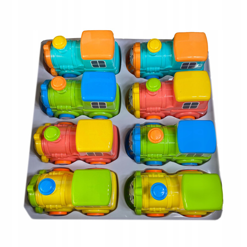 Lokomotywa Pociąg Ciuchcia z Napędem Naciągiem 9x6,5x12 cm