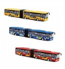 Autobus Miejski Duży Różne Kolory Przegubowy 28 Cm Mechanizm Pull-Back