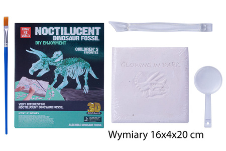 Wykopaliska dinozaurów skamieliny HOLOGRAM