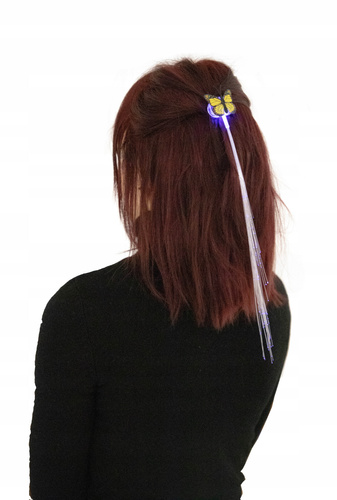 WARKOCZ DLA DZIEWCZYNKI MOTYL ŚWIECĄCY