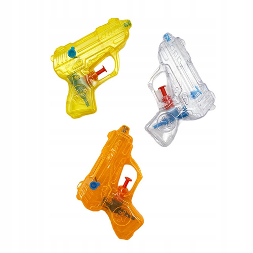Pistolet Na Wodę Mały Mini Transparentny Różne Kolory