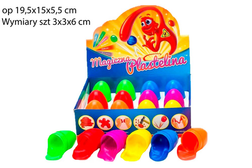 SPRYTNA MAGICZNA PLASTELINA KINETYCZNA W JAJKU