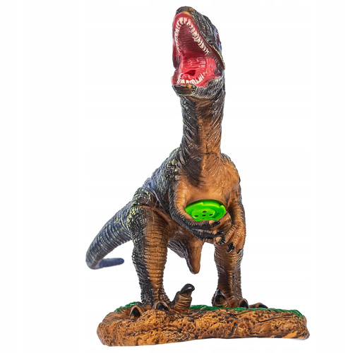 FIGURKA DINOZAURA REALISTYCZNE RÓŻNE WZORY Z DŹWIĘKIEM 15x35
