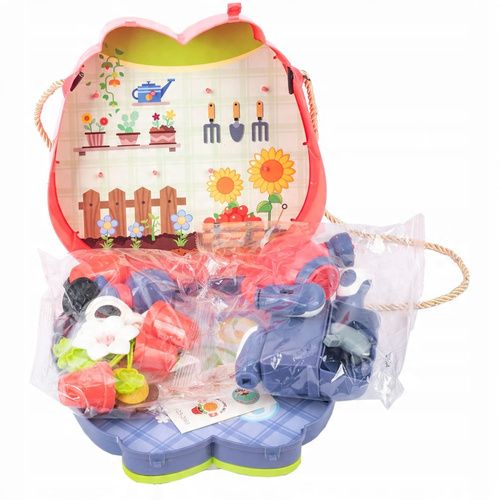 Zestaw Małej Ogrodniczki W Torebce Dużo Elementów Do Zabawy Dla Dzieci
