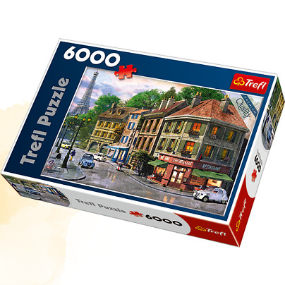 PUZZLE 6000 ULICZKI PARYŻA