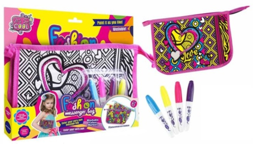 TOREBKA DO KOLOROWANIA Z SERDUSZKIEM + 4 ZMAZYWALNE MAZAKI, 120/60
torebka na przedmioty osobiste do własnoręcznego pokolorowania,
4 zmazywalne mazaki
wymiary opakowania: 27 x 3 x 22 cm