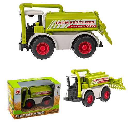 KOMBAJN DO WARZYW DIE CAST METAL 1:60 PULL BACK KARTONIK PAK 216/108