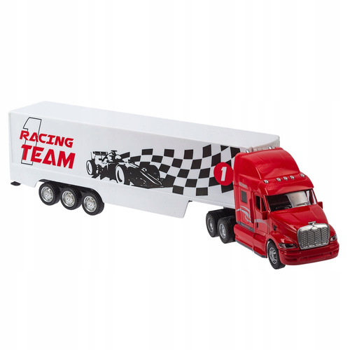 Auto Ciężarówka Racing Team Model Metalowy Auto-Truck
