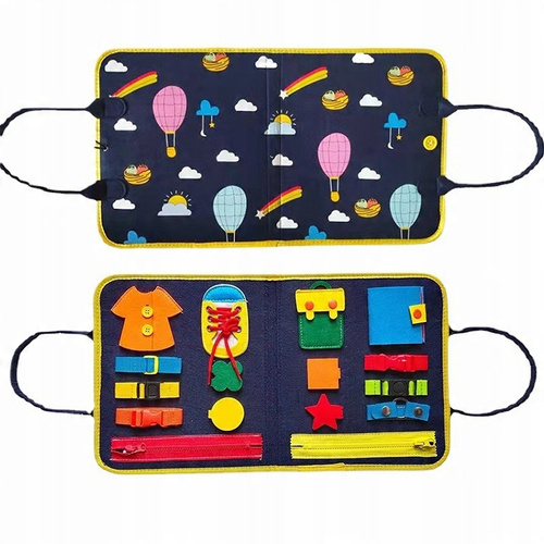 Tablica Manipulacyjna Montessori, Sensoryka