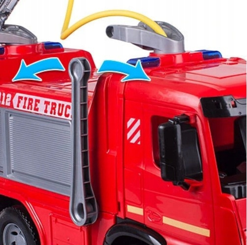 Straż Pożarna Lena Z Drabiną Maxi, Psika Wodą Wytrzymała Realistyczna