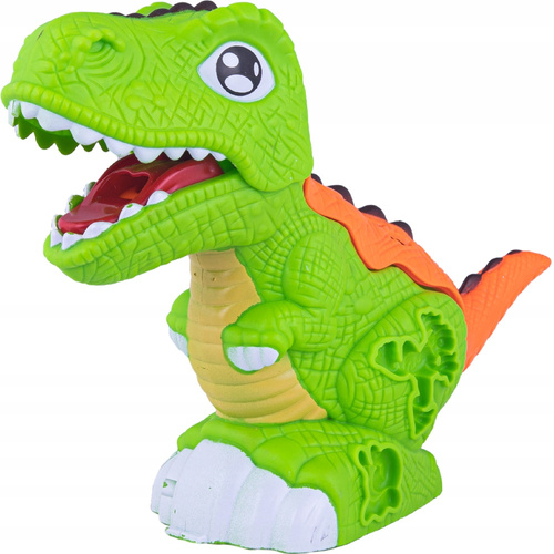 DINOZAUR zestaw MASA PLASTYCZNA WYCISKARKA +WULKAN