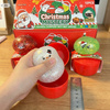 Gniotek Świąteczny Żelowy z Brokatem Sensoryczny Antystresowy Squishy MIX