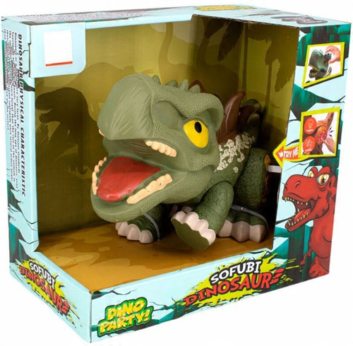 Dinozaura Stegozaur Cartoon Prehistoria Efekty Świetlne oraz Dźwiękowe